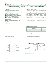 Click here to download G5121_06 Datasheet