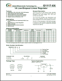 Click here to download G1117-XX Datasheet