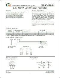 Click here to download G930T21UF Datasheet