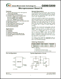 Click here to download G698L263T1U Datasheet