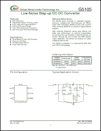 Click here to download G5105 Datasheet
