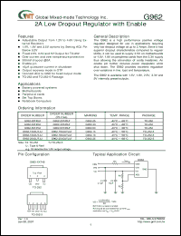 Click here to download G962-50T45U Datasheet