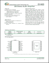 Click here to download G1420 Datasheet