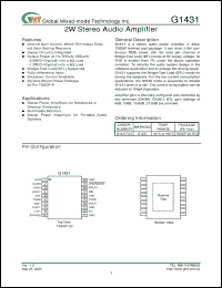 Click here to download G1431 Datasheet