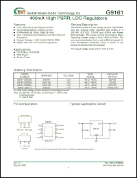 Click here to download G9161 Datasheet