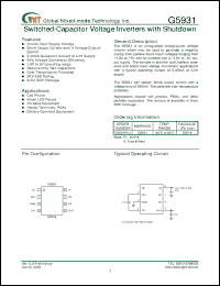 Click here to download G5931 Datasheet
