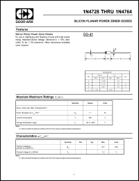 Click here to download 1N4742 Datasheet