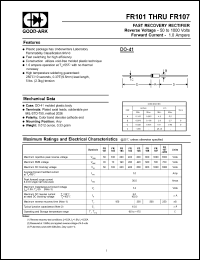 Click here to download FR107STR Datasheet