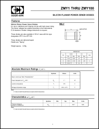 Click here to download ZMY1 Datasheet