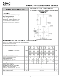 Click here to download MKBPC-W3510 Datasheet