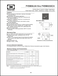 Click here to download P4SMA540A Datasheet