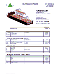 Click here to download GOB96014 Datasheet
