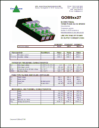 Click here to download GOB95027 Datasheet