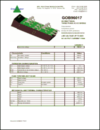 Click here to download GOB96017 Datasheet