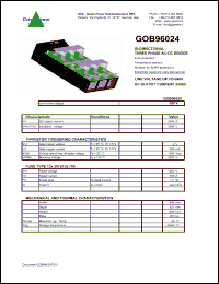 Click here to download GOB96024 Datasheet
