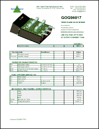 Click here to download GOG96017 Datasheet