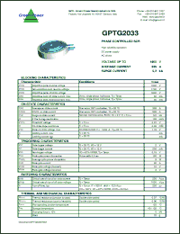 Click here to download GPTG2033 Datasheet