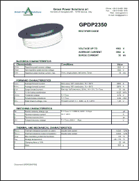 Click here to download GPDP2350 Datasheet