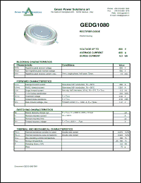 Click here to download GEDG1080 Datasheet