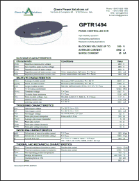 Click here to download GPTR1494 Datasheet