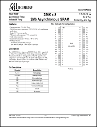 Click here to download GS72108AJ-12 Datasheet