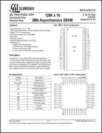 Click here to download GS72116TP-12 Datasheet