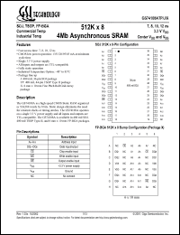 Click here to download GS74108AJ-7 Datasheet