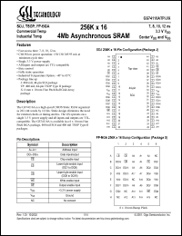 Click here to download GS74116AX-10I Datasheet