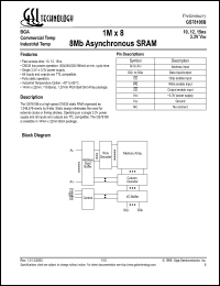 Click here to download GS78108B-10 Datasheet