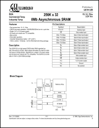 Click here to download GS78132B-10I Datasheet