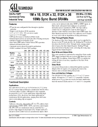 Click here to download GS816036T-225 Datasheet