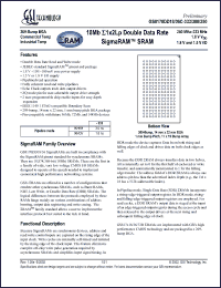 Click here to download GS8170DD18C-333I Datasheet