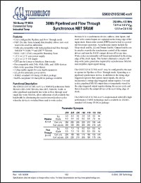 Click here to download GS8321Z32GE-166IV Datasheet