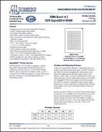 Click here to download GS8342S08E-333 Datasheet