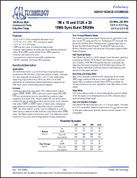 Click here to download GS816118CD-300 Datasheet