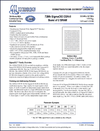 Click here to download GS8662T36GE-333 Datasheet
