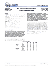 Click here to download GS880Z18BT-200IV Datasheet
