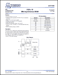 Click here to download GS78116AGB-8 Datasheet