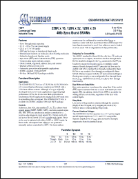 Click here to download GS840FH36AGT-8 Datasheet