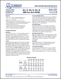 Click here to download GS832132GE-200 Datasheet