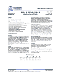 Click here to download GS840F18AGT-8.5 Datasheet