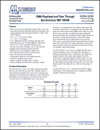 Click here to download GS8162Z72CGC-250IV Datasheet