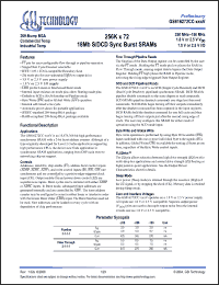 Click here to download GS816272CGC-200V Datasheet