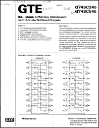 Click here to download G74SC545P Datasheet