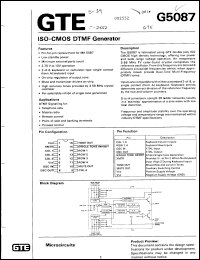 Click here to download G5087P Datasheet