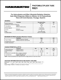 Click here to download R821 Datasheet