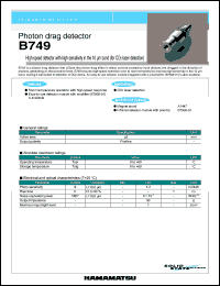 Click here to download B749 Datasheet