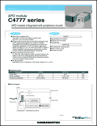 Click here to download C4777-01 Datasheet