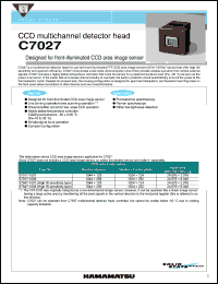 Click here to download C7027 Datasheet