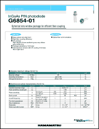 Click here to download G6854-01 Datasheet
